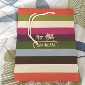 Coach Legacy Stripe Small Shopper